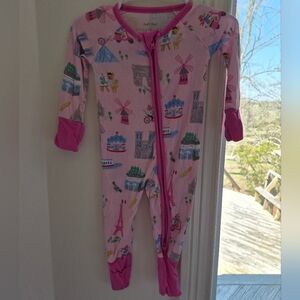 Little Sleepies Pink Paris Zippy